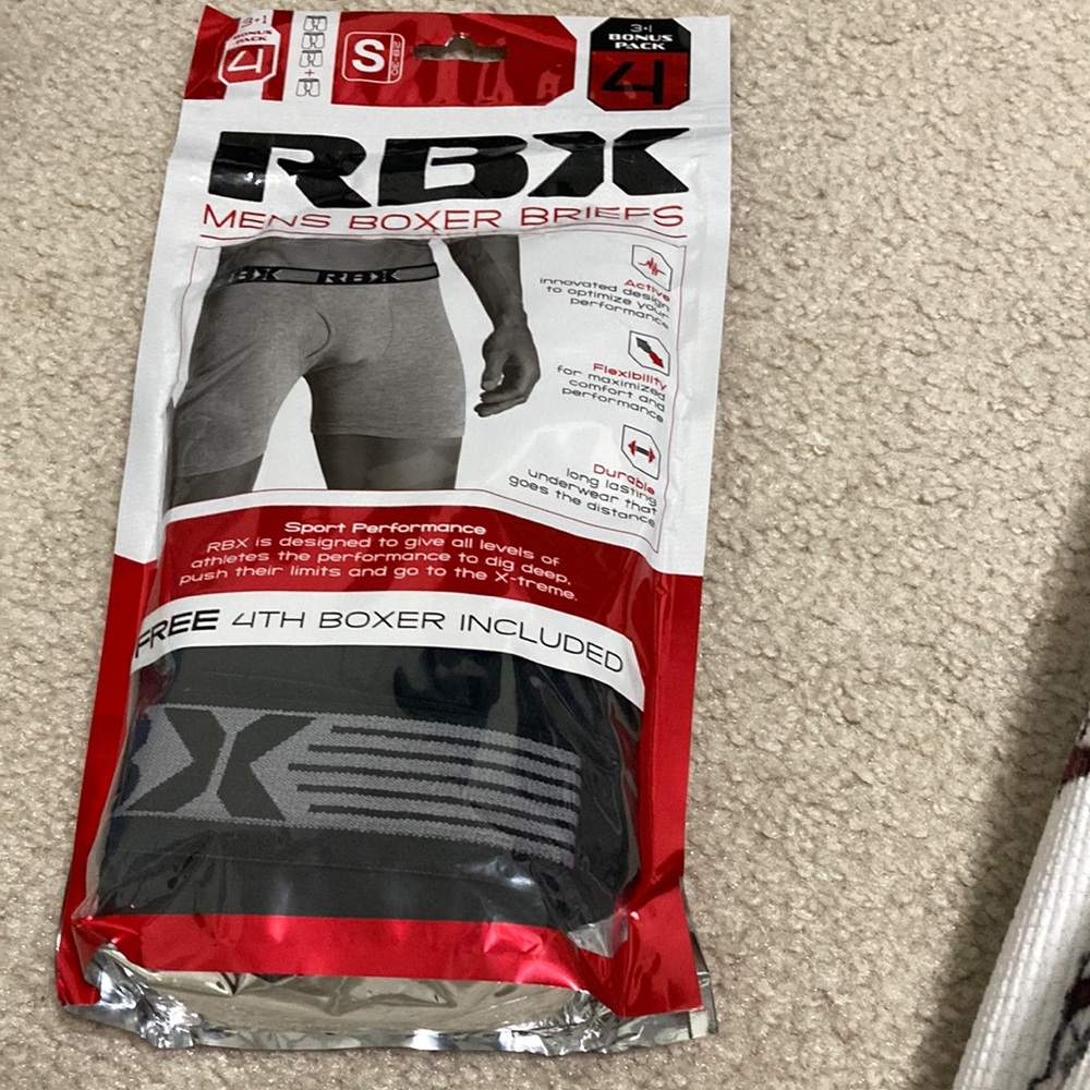 RBX Mens Boxer Briefs